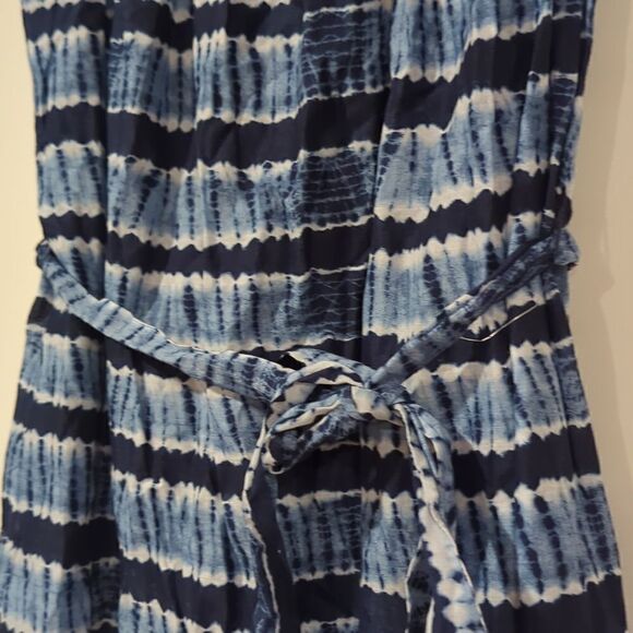 NWT Michael Michael Kors Blue Off the Shoulder Midi Dress - Picture 2 of 7